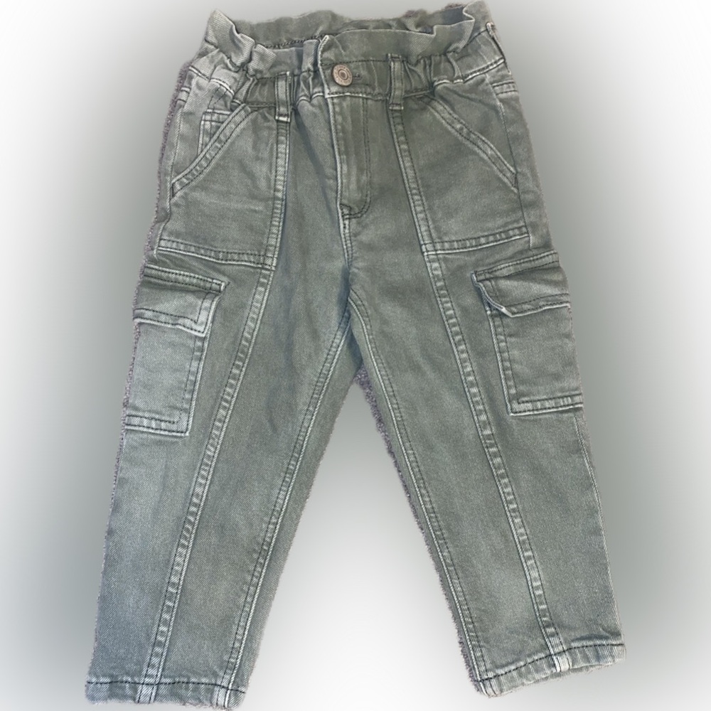 GAP Olive Green Toddler Just Like Mom Jeans 3T